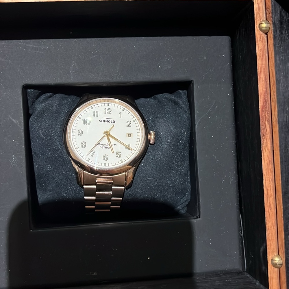 Shinola The Vinton Ivory Dial Watch 38mm